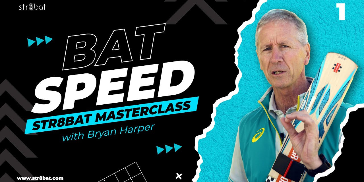 Bryan Harper Masterclass on Bat Speed | str8bat Cricket Bat Sensor